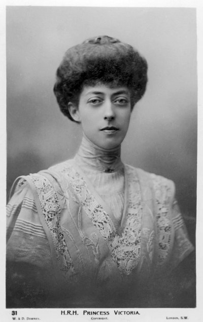 Księżniczka Wiktoria z Wielkiej Brytanii, c1900-c1910s. autorstwa William and Daniel Downey
