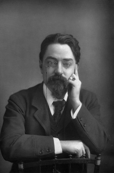 Sidney James Webb, 1. baron Passfield 1859-1947, brytyjski socjalista, ekonomista i reformator. autorstwa William and Daniel Downey
