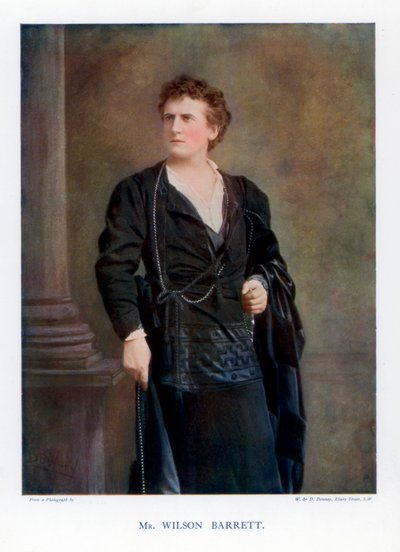 Wilson Barrett, angielski aktor, menedżer i dramaturg, 1901. autorstwa William and Daniel Downey