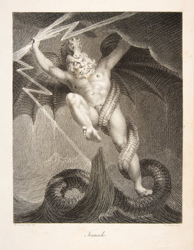 Tornado, wyd. 1795 (grawerowanie) autorstwa William and Fuseli Henry Blake