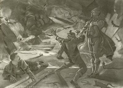Der Freischutz, akt II ostatnia scena (wklęsłodruk) autorstwa William de Leftwich Dodge