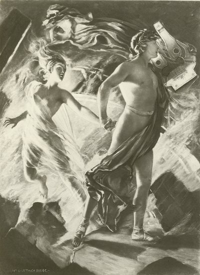 Orfeusz i Eurydyka, akt IV scena I (wklęsłodruk) autorstwa William de Leftwich Dodge