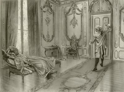 Wesele Figara, akt I, scena IX (wklęsłodruk) autorstwa William de Leftwich Dodge