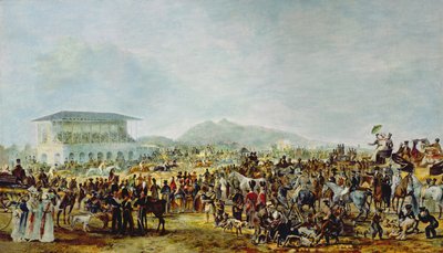 Widok na wyścigi w Musselburgh autorstwa William 