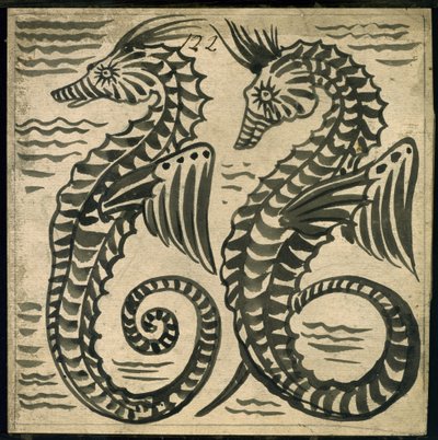 Sea-Horse autorstwa William de Morgan