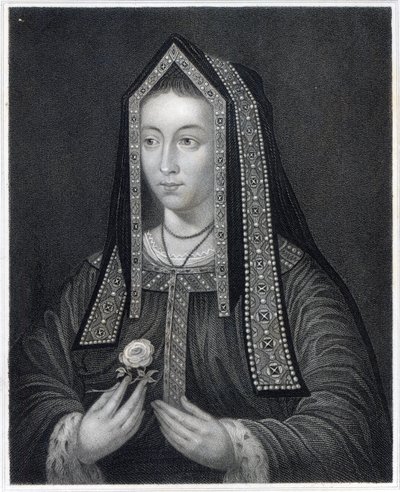 Portret Elżbiety York autorstwa William the Younger Holl