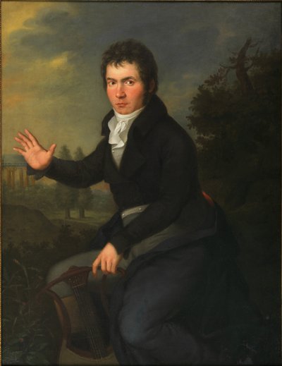 Portret Ludwiga van Beethovena, ok. 1805 r. autorstwa Willibrord Josef Maehler