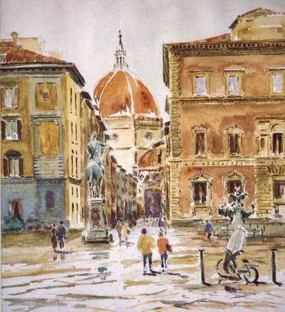 206 Piazza SS Annunziata, polana deszczowa autorstwa Wilson Clive