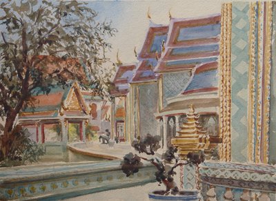 868 Wat Ratchaborpit, Bangkok autorstwa Wilson Clive