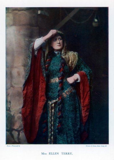 Dame Ellen Terry, angielska aktorka teatralna, 1901. autorstwa Window and Grove