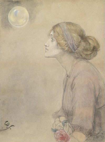 Gertrude Sandys (pastel na papierze) autorstwa Winifred Sandys