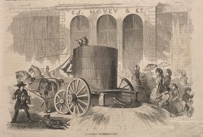 Bostoński wózek na wodę, 1857. autorstwa Winslow Homer