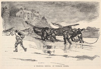 Szkic węglem, z The Century Magazine, listopad 1883 r. autorstwa Winslow Homer
