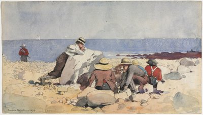 Małże do pieczenia, 1873. autorstwa Winslow Homer