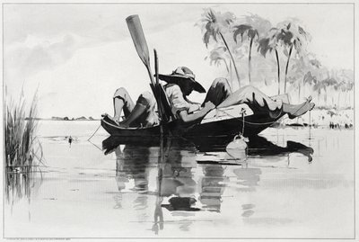 Impreza wędkarska autorstwa Winslow Homer