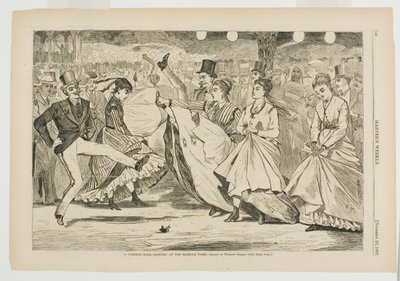 Paryski taniec na balu w Mabille, Paryż autorstwa Winslow Homer