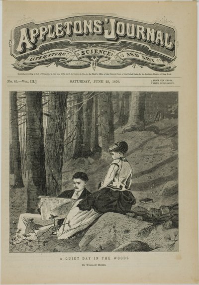 Spokojny dzień w lesie autorstwa Winslow Homer