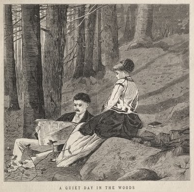 Spokojny dzień w lesie autorstwa Winslow Homer