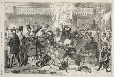 Zimowa zjeżdżalnia w mieście autorstwa Winslow Homer