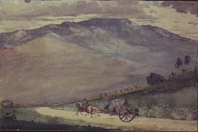 Volante na górskiej drodze, Kuba autorstwa Winslow Homer
