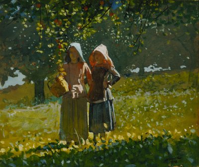 Zbieranie jabłek autorstwa Winslow Homer