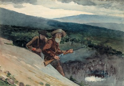 Polowanie na niedźwiedzie, Prospect Rock autorstwa Winslow Homer