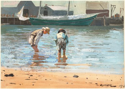 Chłopcy brodzący autorstwa Winslow Homer
