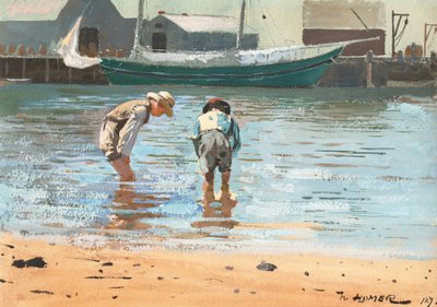 Brodzący chłopcy, 1873. autorstwa Winslow Homer