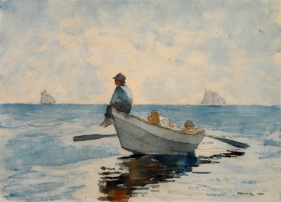 Chłopcy w Dory, 1880. autorstwa Winslow Homer