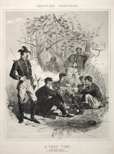 Szkice kampanii:  Rozrywka autorstwa Winslow Homer