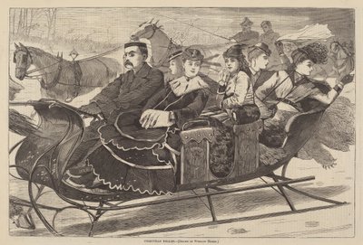 Boże Narodzenie Belles, opublikowane 1869. autorstwa Winslow Homer