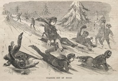 Wybrzeże poza drzwiami autorstwa Winslow Homer