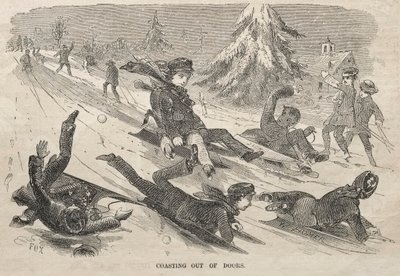 Wybieg z drzwi, 1857. autorstwa Winslow Homer