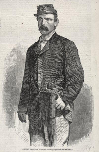 Pułkownik Wilson z Brygady Wilsona, 1861. autorstwa Winslow Homer