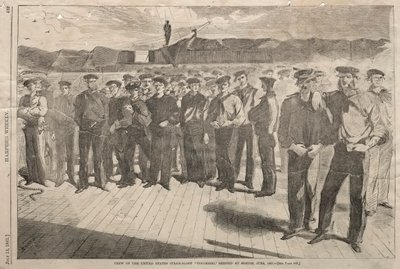 Załoga United States Steam-Sloop Colorado, wysłana do Bostonu, czerwiec 1861, 1861. autorstwa Winslow Homer