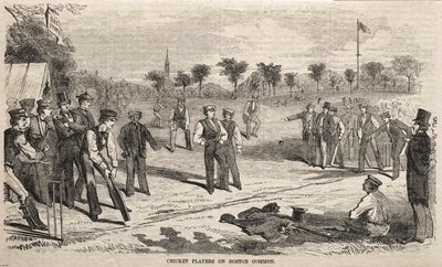 Gracze krykieta w Boston Common autorstwa Winslow Homer