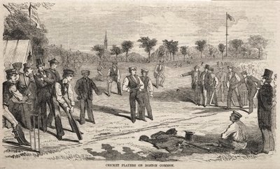 Gracze w krykieta na Boston Common, 1859. autorstwa Winslow Homer