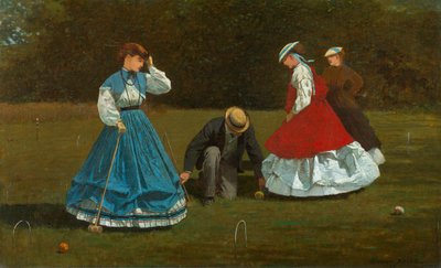 Scena krokieta autorstwa Winslow Homer