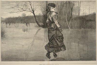 Cięcie figury, z każdej soboty, 4 lutego 1871 r. autorstwa Winslow Homer