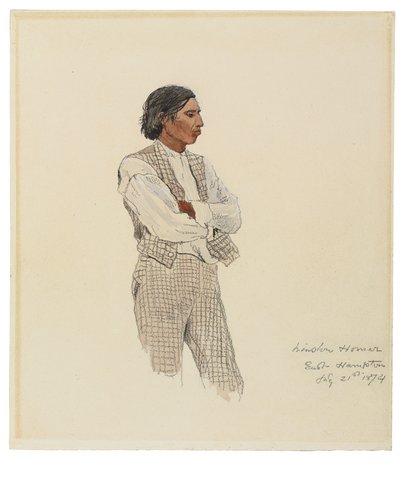 David Pharohh, Ostatni z Montauks, 1874 autorstwa Winslow Homer