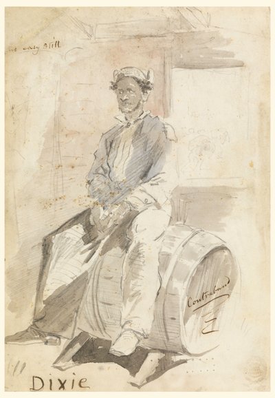 Rysunek, Dixie, 1861 r. autorstwa Winslow Homer