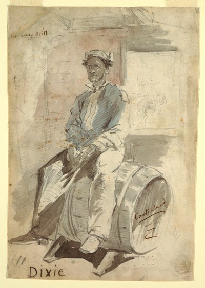 Rysunek, Dixie, 1861 r. autorstwa Winslow Homer