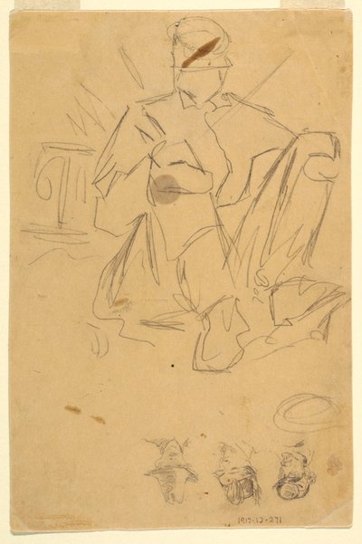Rysunek, Szkice obozowisk wojskowych, 1862 r. autorstwa Winslow Homer