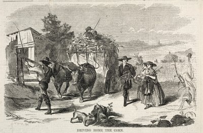 Jadąc do domu kukurydzy, 1858. autorstwa Winslow Homer
