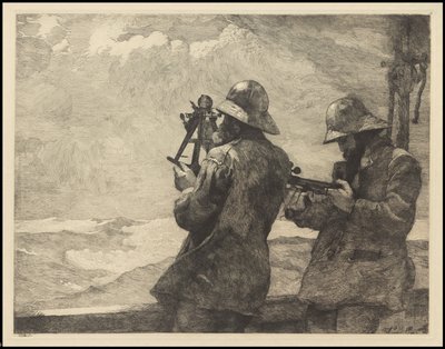 Osiem dzwonów, 1887, prawdopodobnie wydrukowane ok. 1940 r. autorstwa Winslow Homer