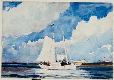 Szkuner wędkarski, Nassau, ok. 1898-99 autorstwa Winslow Homer