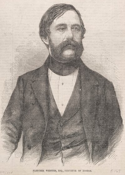 Fletcher Webster, Esq., Surveyor of Boston, 1859. autorstwa Winslow Homer