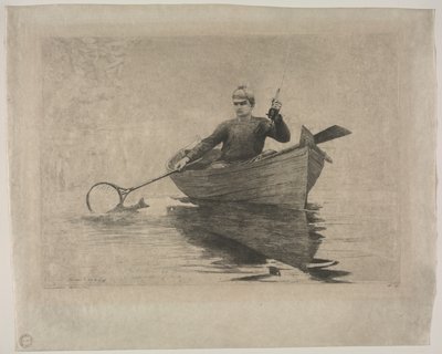 Wędkarstwo muchowe autorstwa Winslow Homer