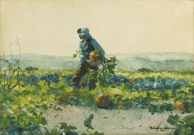 Aby być chłopcem na farmie autorstwa Winslow Homer
