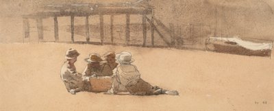 Four Boys on a Beach, 1873.    1136547   pl       polish Successfully Translated  Original: Vaandrig Officieren en soldaten (series title) Translat: Vaandrig Officieren en soldaten (series title) 1357181 pl polish Successfully Translated Original: Michel L autorstwa Winslow Homer